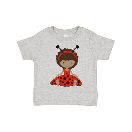 

Inktastic Ethnic Ladybug Girl in Red Dress Gift Toddler Toddler Girl T-Shirt