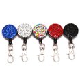 thumbnail image 4 of Langgg Shiny Rhinestones Retractable Buckle Certificate Lanyard Mobile Phone Rope Metal Clip Keychain, 4 of 8