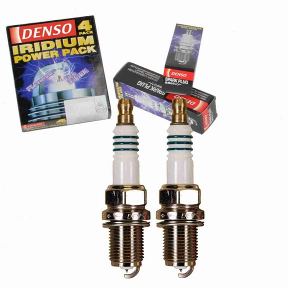 2 pc DENSO 5311 Iridium Power Spark Plugs for 101 905 611 G 958 170 221 90 IK24 Ignition Wire Secondary Fits select: 2017-2019 AUDI Q7, 2013-2017 AUDI Q5