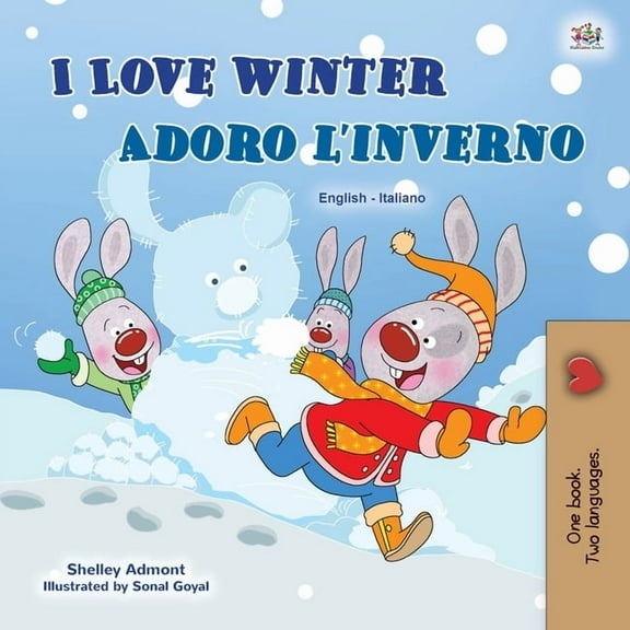 English Italian Bilingual Collection I Love Winter (English Italian Bilingual Children's Book), (Paperback)