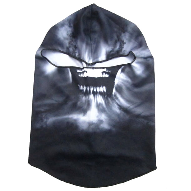 Esqueleto al aire libre Ciclismo Senderismo Trekking Bicicleta Pasamontañas Cuello Oreja Capucha Mascarilla completa Sombrero a prueba de rayos kusrkot Fantasma en el exterior del cráneo Balaclava cuello Hood