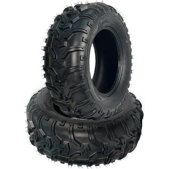 2-Pack 24x8x12 ATV Tires,Heavy Duty All Terrain Tires for Sand, Mud, and Trail Use,Tubeless with Deep Tread