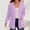 Z2-Purple winter coat, variant on Qetyuw Cardigan for Women Knit Lightweight Open Front Cardigans Sweater Solid Plus Size Coat with Pockets