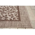 thumbnail image 4 of Nourison Garden Party Indoor/Outdoor Bordered Botanical Natural 7'10" x 10'6" Area Rug, (8' x 11'), 4 of 7