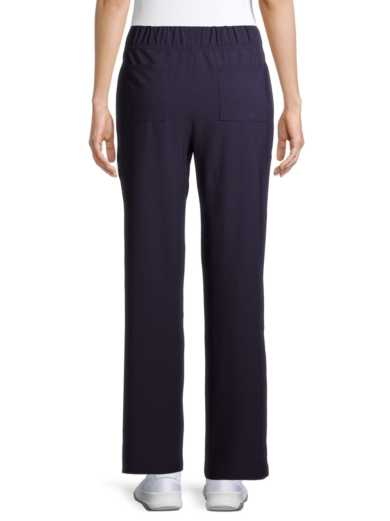 ClimateRight by Cuddl Duds Modern Fit Straight-Leg Flat Front Scrub Pant (Women's and Women's Plus), 1 Count, 1 Pack