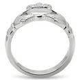 thumbnail image 4 of Women's Stainless Steel High polished 4.10 (g) Engagement Ring, 4 of 5