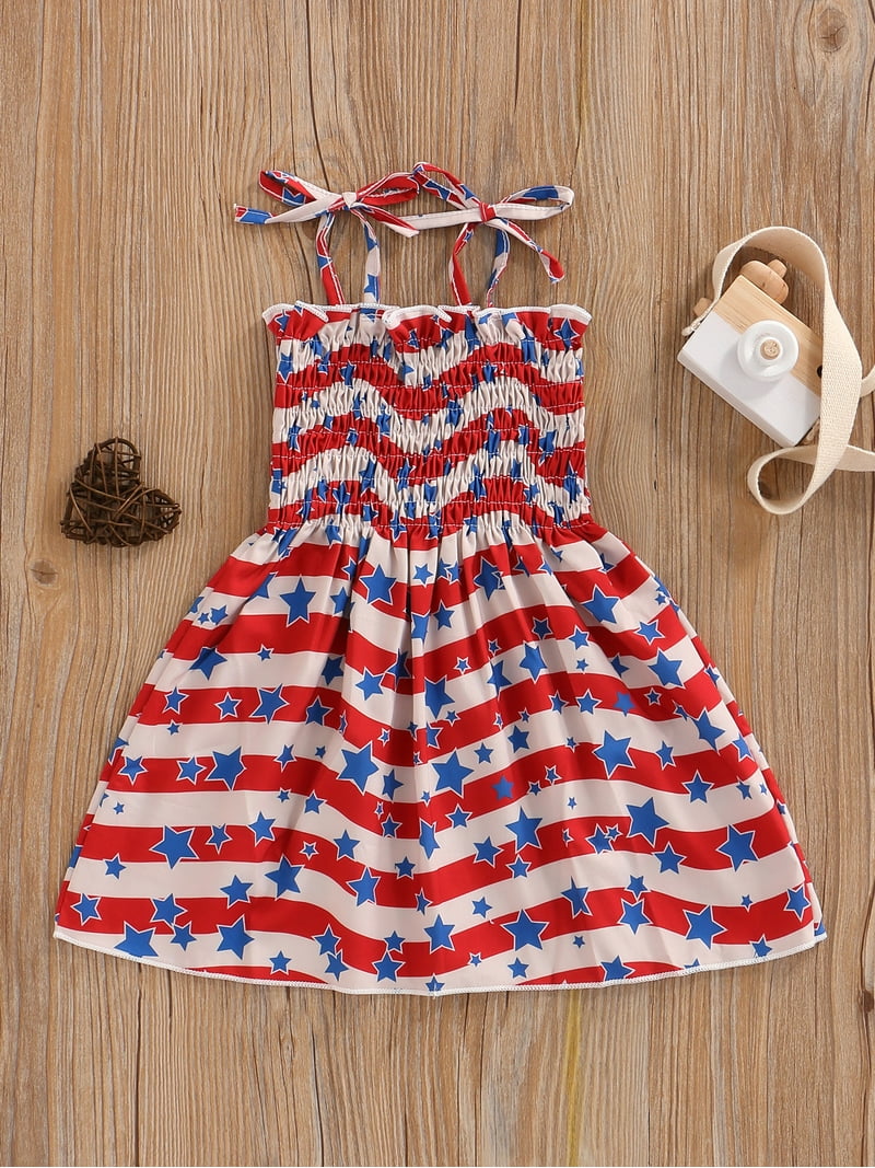 Arvbitana Toddler Baby Girl 4th of July Sling Princess Dress 18M 24M 3T 4T 5T 6T Blue Red Star Stripe Print Strap Dresses Independence Day Sundress Summer Clothes - Walmart.com Arvbitana Toddler Baby Girl 4th of July Sling Princess Dress 18M 24M 3T 4T 5T 6T Blue Red Star Stripe Print Strap Dresses Independence Day Sundress Summer Clothes - Walmart.com