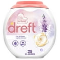 thumbnail image 1 of Paquetes de detergente para ropa Dreft HE compatibles con lavanda, 25 unidades, 1 of 8