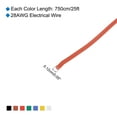 thumbnail image 2 of 28 Gauge Hookup Wire 7.5m/25ft 28AWG Electrical Wire Spool Ul1007, 7 Color, 0.12cm Dia Model Aircraft, 2 of 5