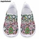 thumbnail image 1 of Zapatos de enfermería para mujer con estampado de dientes de dibujos animados de Doginthehole, zapatos planos casuales, zapatos de malla transpirables y cómodos para el verano, 1 of 5