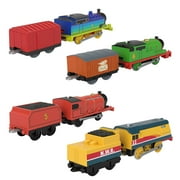 Thomas & Friends Thomas, Percy, James & Rebecca Motorized Toy Train Play Vehicle Pack, 4 Engines