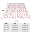 thumbnail image 3 of Balery Tulips Flowers Manta de Felpa Suave y Acogedora – Cobija de Franela Aterciopelada para Cama, Lavable y Cálida para Sofá, Mascotas, Transpirable-60"x50", 3 of 7