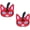 Red, variant on Animal Luggage Tags Cute Suitcase Labels (Set of 2)