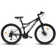 thumbnail image 6 of Ambifirner Mountain Bike, 26 Inch Bike,21-Speed Drivetrain, Aluminum Frame, Suspension Fork, Dual Shock Absorptio, Mechanical Disc Brakes, Ideal for Trail Riding & Touring, 85% Pre-Assembled, 6 of 8