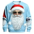 thumbnail image 1 of VJATTWR Merry Sweatshirt Men Get it Fast Festive Knitpattern ’S Hoodieless Sweatshirt – Themed Santa Print Sweater for Winter Comfort, 1 of 3
