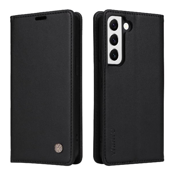 Funda para Samsung Galaxy S22 Plus Estuche de Cuero PU Tipo Cartera con Ranuras para Tarjetas y Cierre Magnético