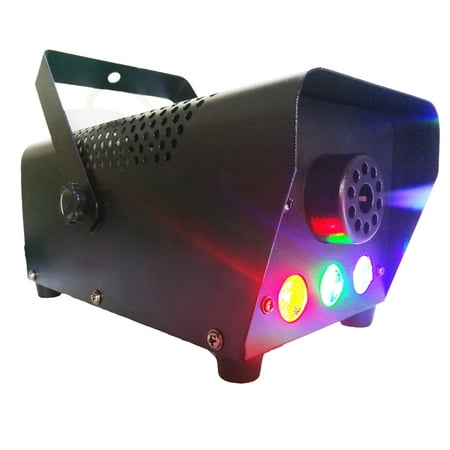 500W Fog Machine, Miric Smoke Machine Portable with LED Lights Equipped with Wired and Wireless Remote Control for Party, Christmas, Halloween and
