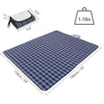 thumbnail image 3 of Lightweight Outdoor Camping Blanket in Navy Blue Perfect for Picnics and Beaches, 3 of 6