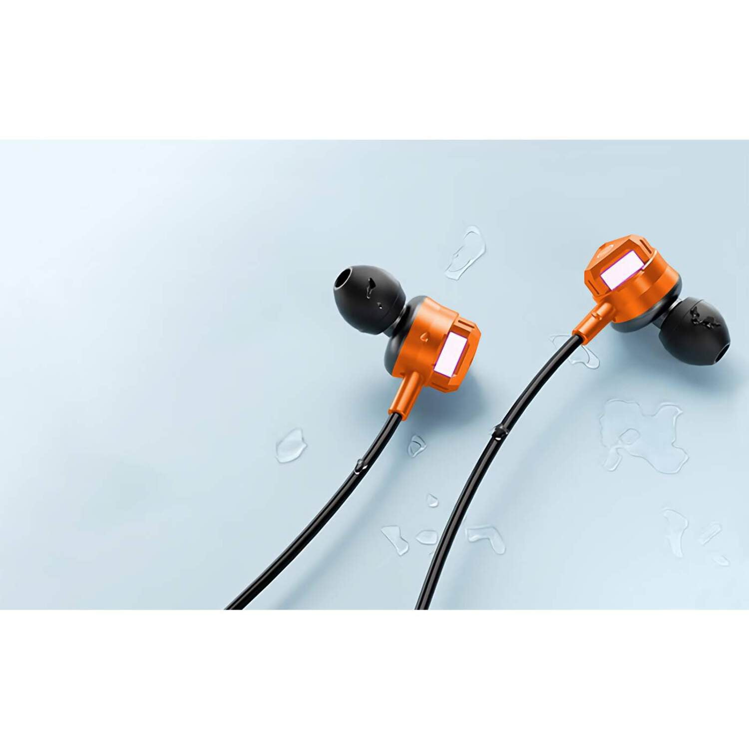 Manhattan Bluetooth Wireless Neckband Headphones — Earbud Earphones with 15H Playtime, IPX4 Water Resistant, Built-in Mic – for Work, Music, Calls