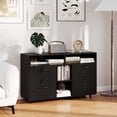 thumbnail image 2 of Costway File Cabinet with Lock 4 Drawers Fits Files A4/Letter Size Adjustable Shelf Black, 2 of 10