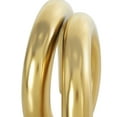 thumbnail image 4 of 12" x 8" Gold Ceramic Rounded Loop Abstract Sculpture, by DecMode, 4 of 9