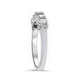 thumbnail image 2 of 1ct Five Stone Natural Round Diamond Wedding Anniversary Ring 14K White Gold, 2 of 4