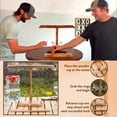 thumbnail image 4 of Juego de lanzamiento de anillos CircleCraft, gancho y anillo de madera para interiores, 4 of 6