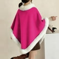 thumbnail image 4 of Cavosen Winter Shawl Fleece Elegant Wraps Solid Soft Thicken Warm Scarves Versatile Bridesmaid Wedding Fall Everyday Wear, 4 of 6