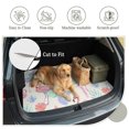 thumbnail image 6 of Universal Car Trunk Mat 37"x54", Pink Blue Flamingo Waterproof Cargo Liner, Non-Slip Durability Cargo Mat, Summer Tropical Ombre Geometric All Weather Rear Trunk Protector for Car SUV, 6 of 9