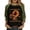 Dark Green, variant on Women's On A Dark Desert Highway Cool Wind in My Hair Flying Witch Shirt Vintage Halloween Raglan Long Length Sleeve Tops Casual Holiday Moon Print Tshirt Crew Neck Halloween Witch Tee (White,XL)