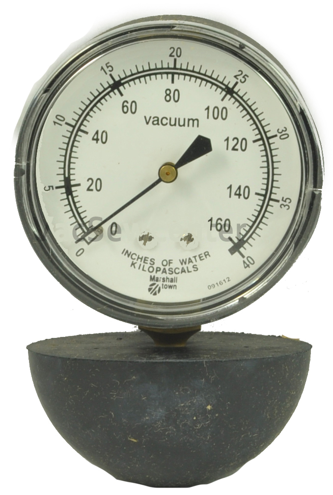 Generic Vacuum Cleaner Suction Gauge, Water Lift Gauge
