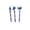 A001- Blue, variant on Beachcombing Tools 3 Piece Blue Floral Set, Two Narrow Shovels One Rake All Ages Outdoor Digging Sand Fossicking Shell Collecting Gear for Early Hobby Exploration Shop This