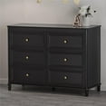 thumbnail image 6 of Little Seeds Piper Kids' 6-Drawer Dresser, Black, 6 of 10