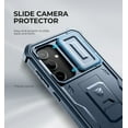 thumbnail image 3 of Dexnor for Samsung Galaxy S24 Case with Built-in Slide Camera Cover & Screen Protector & Kickstand, Heavy-Duty Shockproof Rugged Case Full-Body Bumper Protective Cover for Galaxy S24 2024, Blue, 3 of 7