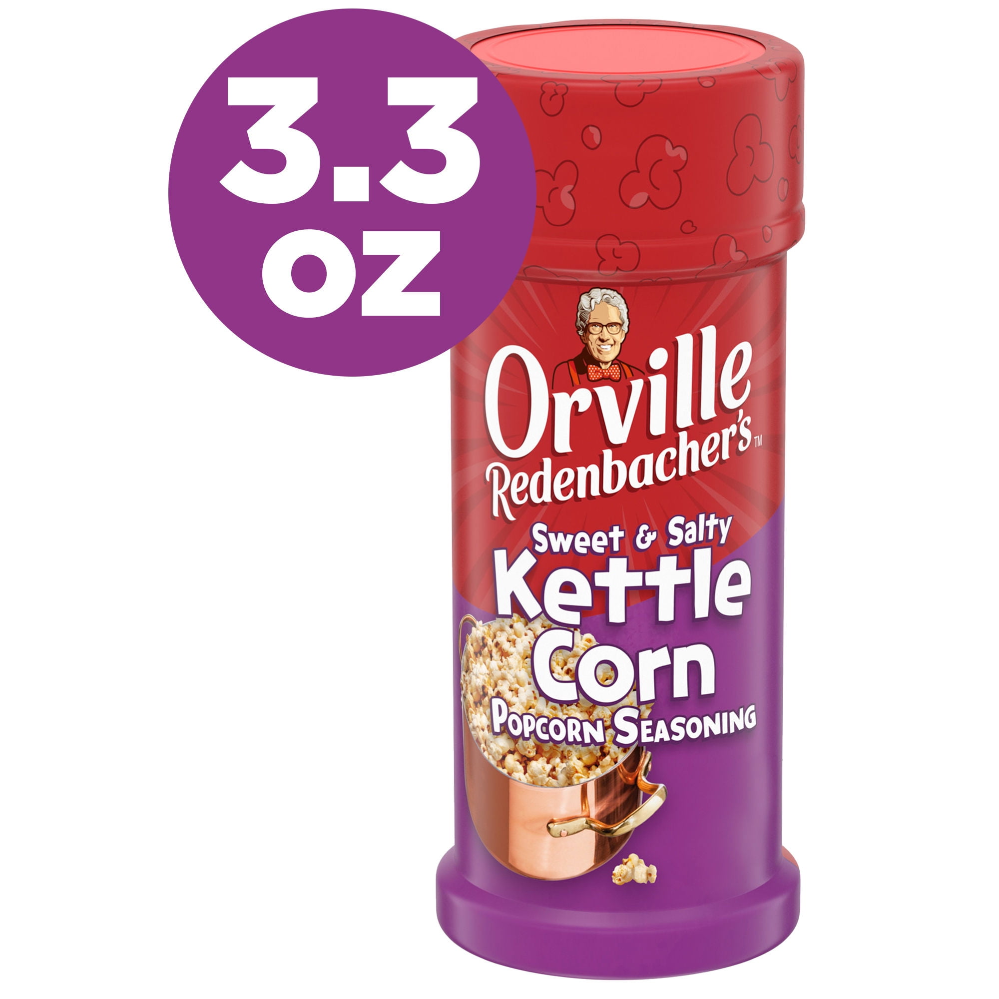 (3 pack) Orville Redenbacher's Sweet & Salty Kettle Corn Popcorn Seasoning, 3.3 oz.