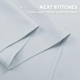 thumbnail image 2 of NICETOWN Greyish White Short Blackout Curtains for Small Window, Light Blocking Thermal Insulated Curtains Privacy Grommet Window Treatment, 42"x24", 2 Panels, 2 of 7