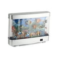 thumbnail image 2 of IMossad Artificial Fish Tank Lamp with Moving Fish - Sensory Decor for Home, 2 of 7