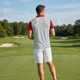 thumbnail image 4 of Inglocry Men's Polo Shirts Short Sleeve Golf Quick Dry Collared Moisture Wicking Athletic Performance Polo Shirt 2026 Dark Gray 2XL, 4 of 8