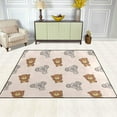 thumbnail image 3 of Coolnut Lightweight Soft Area Rugs 63 x 48 in, Cute Koala Bears Floor Mat for Kids Playing Room Hardwood Floor Living Room Nursery Rugs, 5'3" x 4', 3 of 6