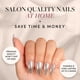 thumbnail image 2 of Press On Nails Glamnetic Stardust, almendra de punta mediana, 2 of 6