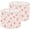 Color 1, variant on Linen Drum Lamp Shades Modern White Pink Stripe Horizontal Lines Diamond Shapes 13" x 13" x 10" Lampshade for Table Lamps Floor Lamps Lamp Shade Replacement Easy Assembly Required