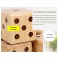 thumbnail image 5 of Giant Wooden Dice - Large 7cm 6 Sided - Perfect for Board Games and RPGs, 5 of 6