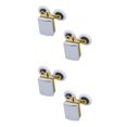 thumbnail image 1 of Scienceny Puerta de ducha con polea de cobre, de vidrio deslizante, rodillo de cobre, rueda doble colgante, accesorios de baño, 2 uds. G60 2piezas Scienceny CBP090890, 1 of 5