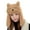Coffee One Size, variant on Earflap Hat Animal Ears Embroidery Lace-Up Windproof Rope Fuzzy Lovely Keep Warm Faux Fur Autumn Winter Women Trapper Cycling Cap for Outdoor