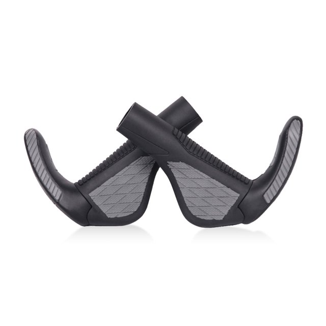 Soidarity 1 par de empuñaduras de manillar antideslizantes ajustables para ciclismo de montaña, cubierta de manillar para bicicleta, accesorios Ciclismo negro gris Soidarity OD021880-04