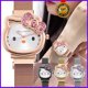 thumbnail image 2 of Reloj Kitty De Lindo Para Mujer Correa De Hebilla Magnética Diseño De Hello Kitty Rose Dorado Relojes Gao Jiahui unisex, 2 of 2