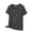 Dark Gray, variant on Women's Striped T-Shirt Short Sleeve Round Neck Loose Fit Soft Modal Blend Top for Women Plus Size Casual Tee Shirt for Spring Summer 20% Modal 40% Cotton 40% Polyester S-5XL