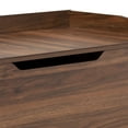 thumbnail image 6 of Baxton Studio Mariam Modern and Contemporary Walnut Brown Finished Wood Cat Litter Box Cover House, 6 of 11