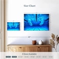 thumbnail image 4 of Elephant Stock Swimming Contest Wall Art - Horizontal Canvas Wall Art - Living Room Wall Decor - Sports Canvas - Blue And Turquoise Decor - 12" x 8", 4 of 8