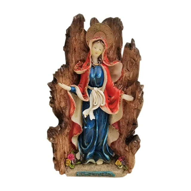 Estatuilla religiosa Sunnimix Virgen María 8.66 pulgadas colección renacentista